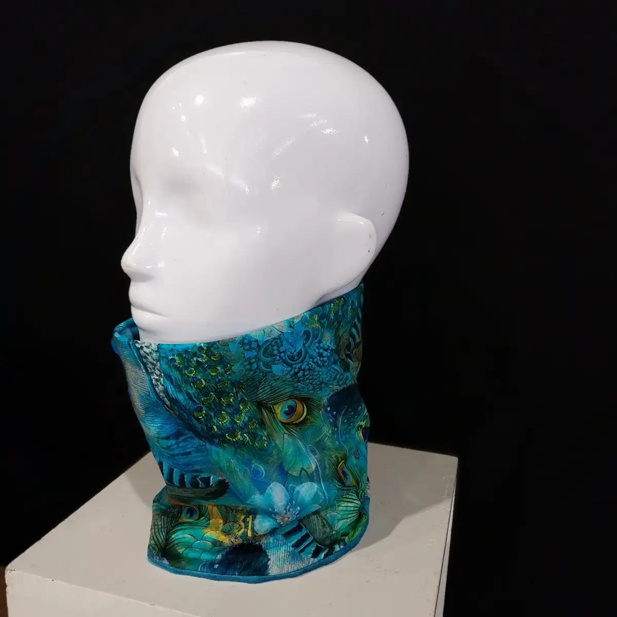 COL PAON BLEUS / PLUMES